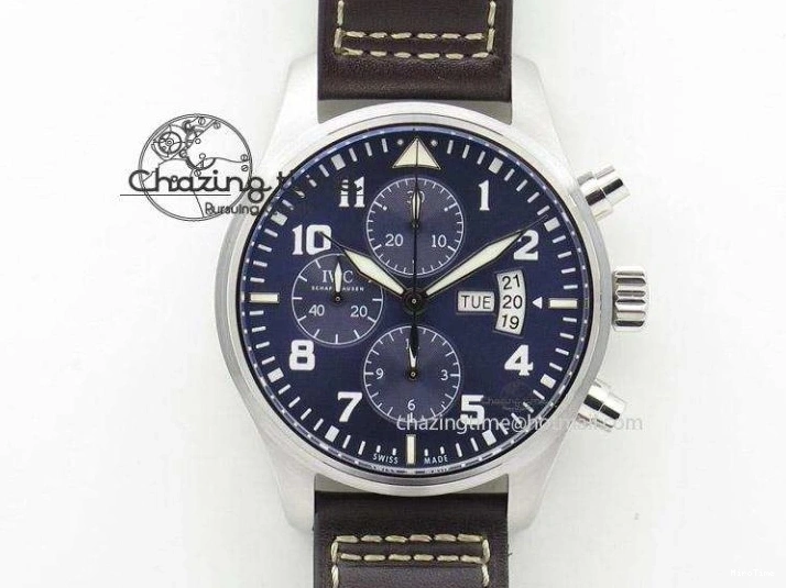 MIROTIME 0315 Mark XVIII IW327006 Titanium M+F 1:1 Best Edition Black Dial on Brown Leather Strap A Efficient 7052